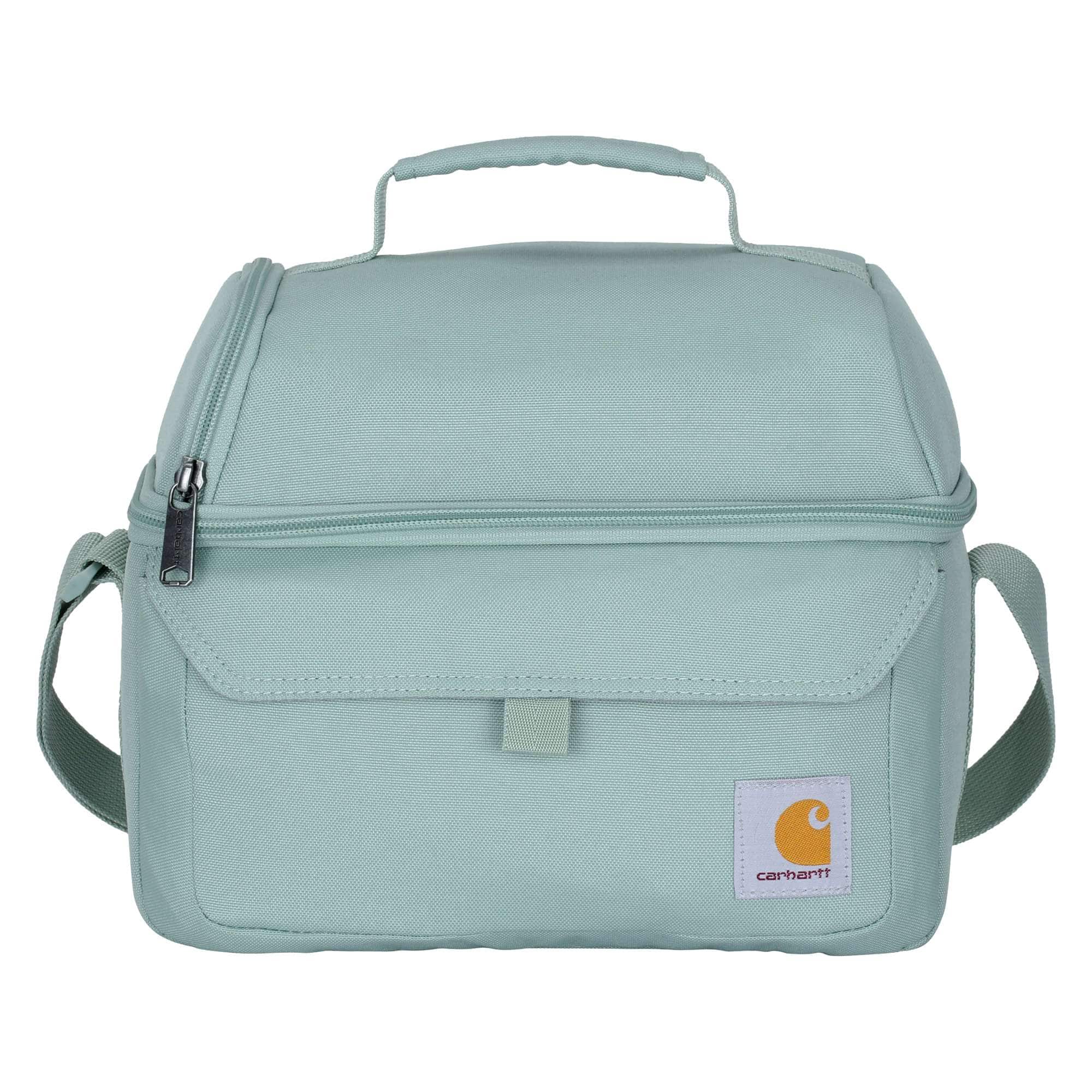 Insulated 12 can two compartment lunch cooler
