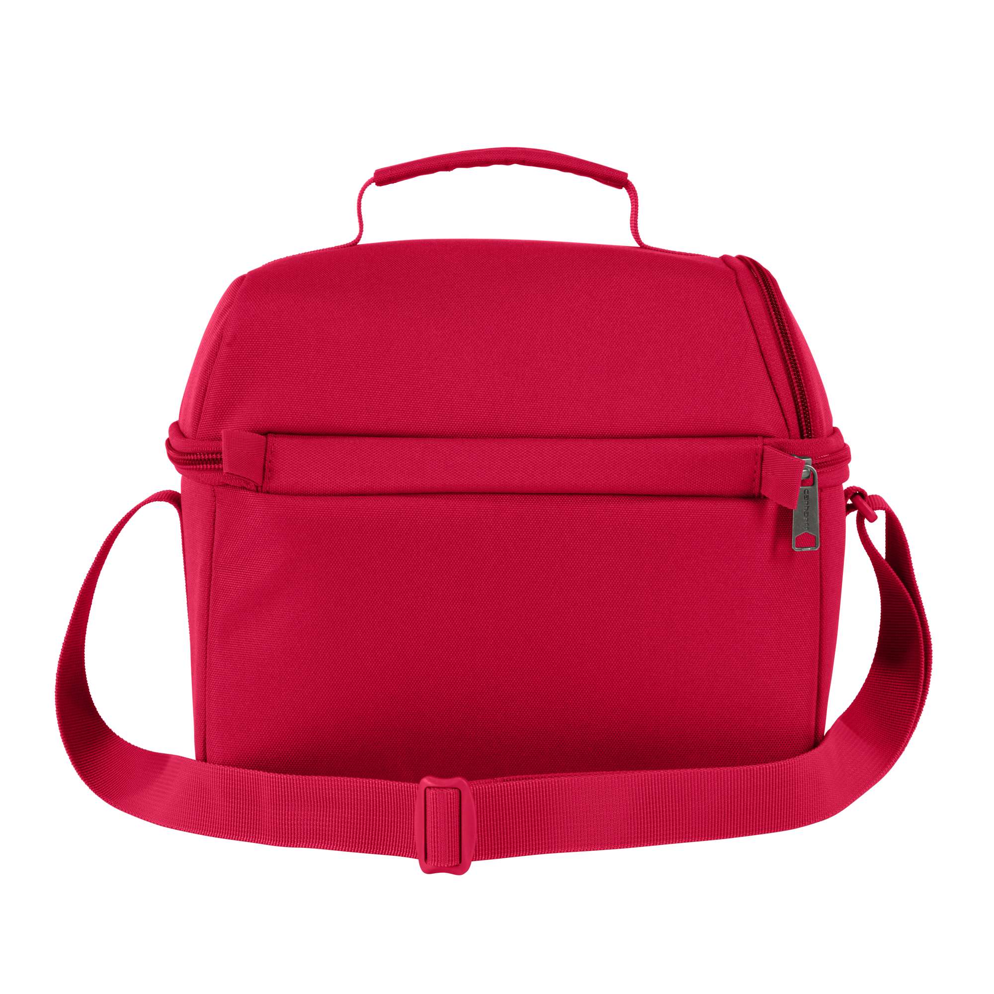 Insulated 12 can two compartment lunch cooler