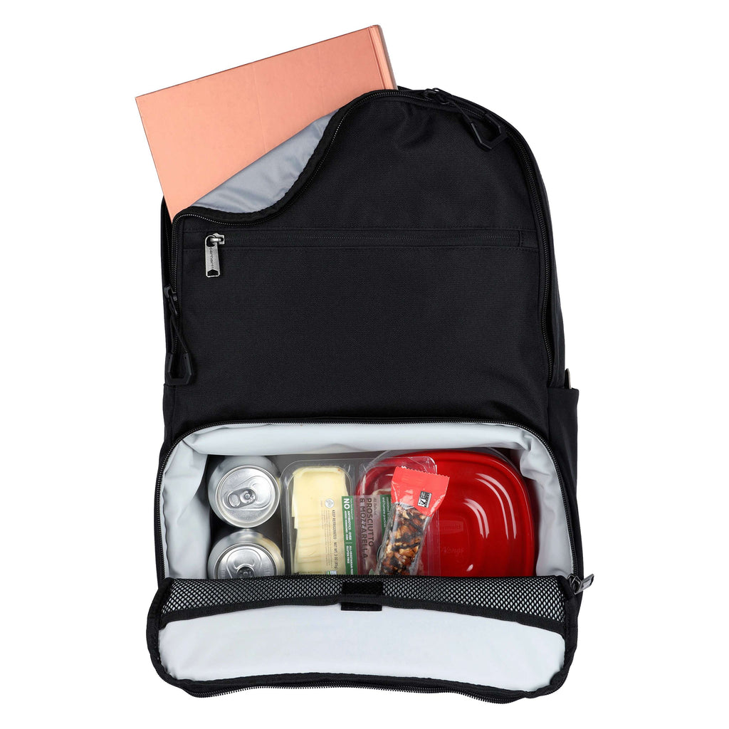 Insulated two compartment cooler backpack