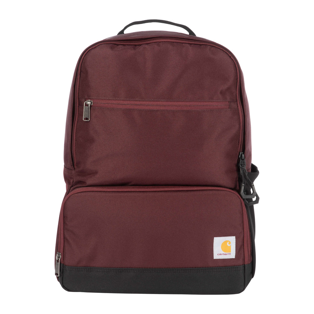 Insulated two compartment cooler backpack