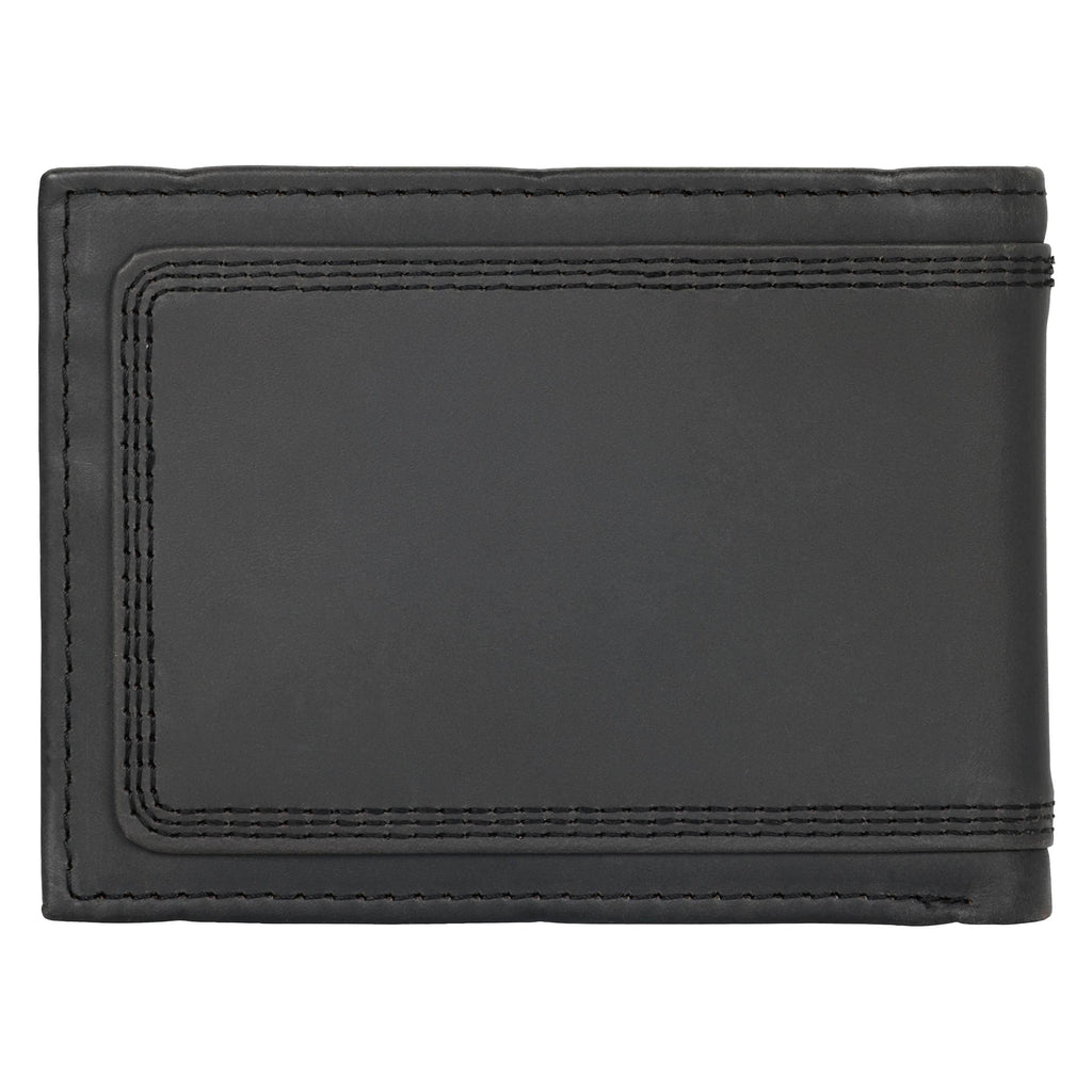 Leather triple-stitched passcase