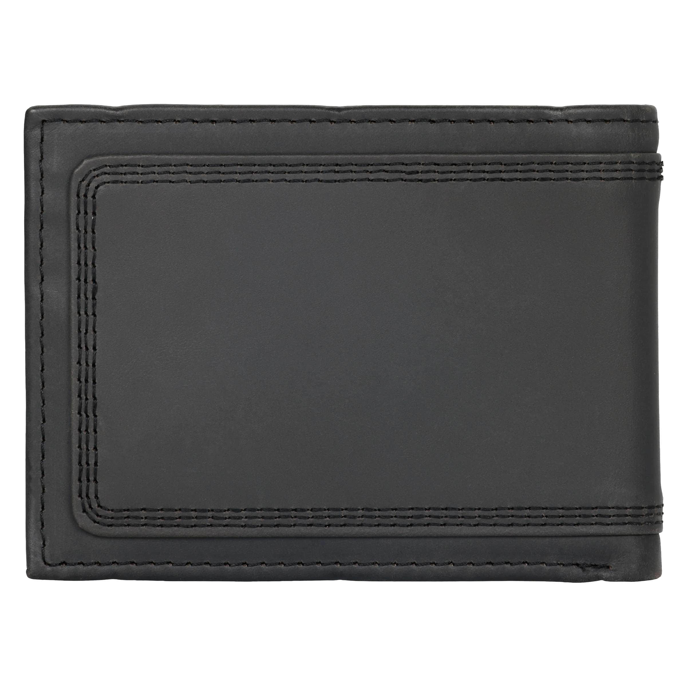 Leather triple-stitched passcase