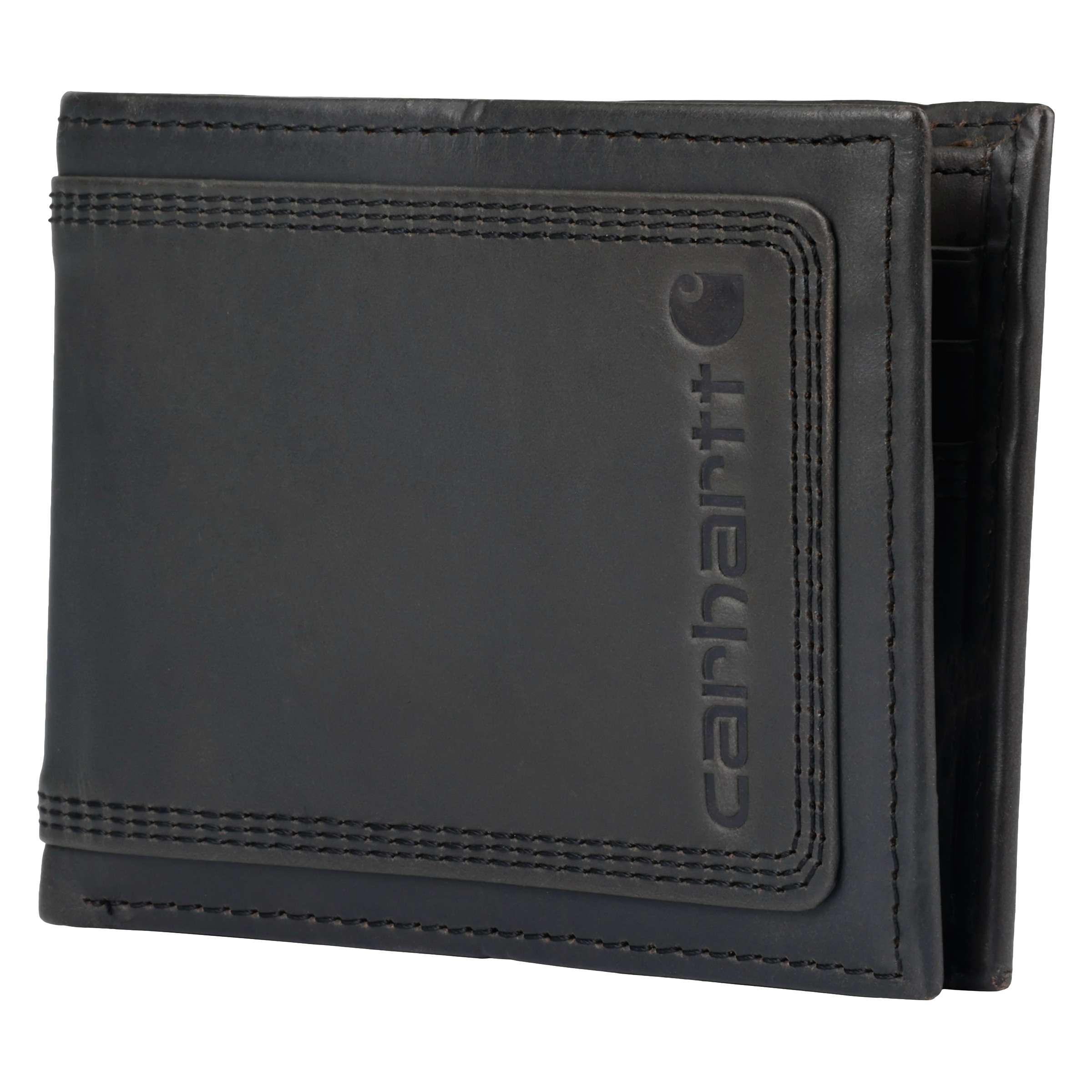 Leather triple-stitched passcase