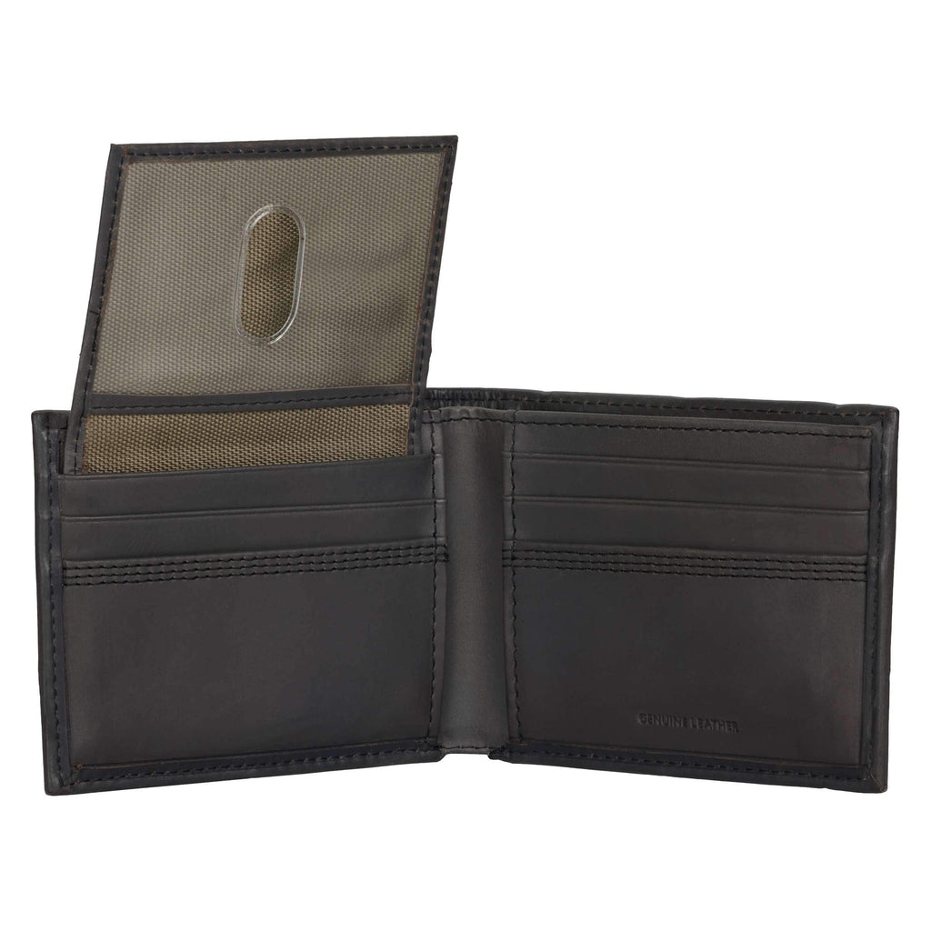Leather triple-stitched passcase