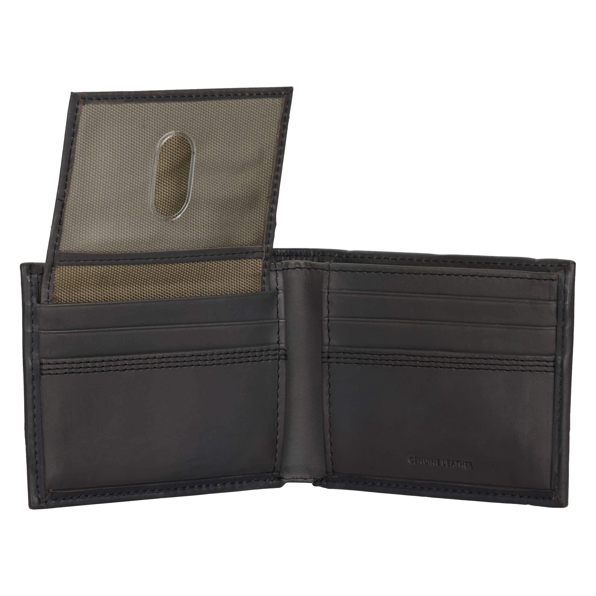 Leather triple-stitched passcase