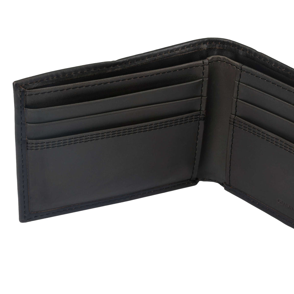 Leather triple-stitched passcase