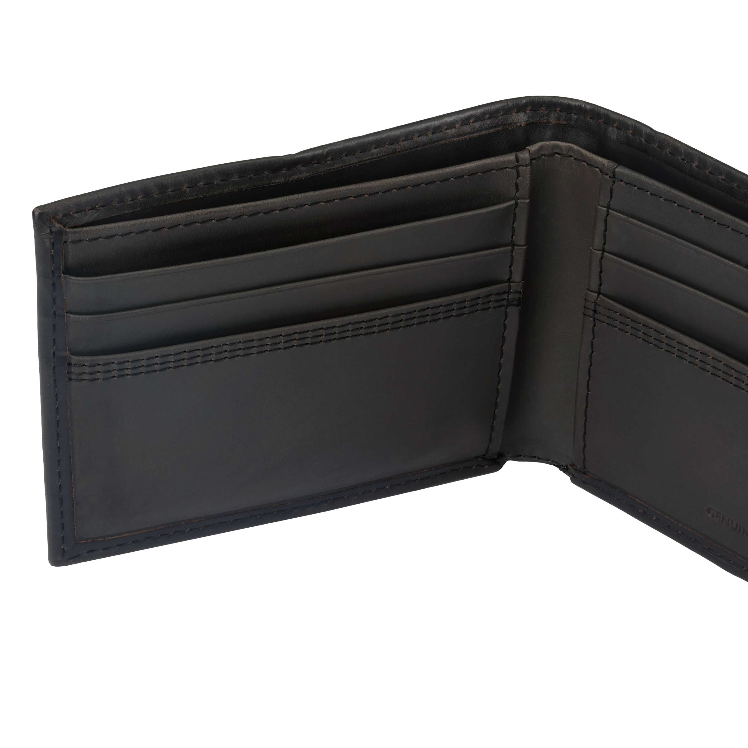 Leather triple-stitched passcase