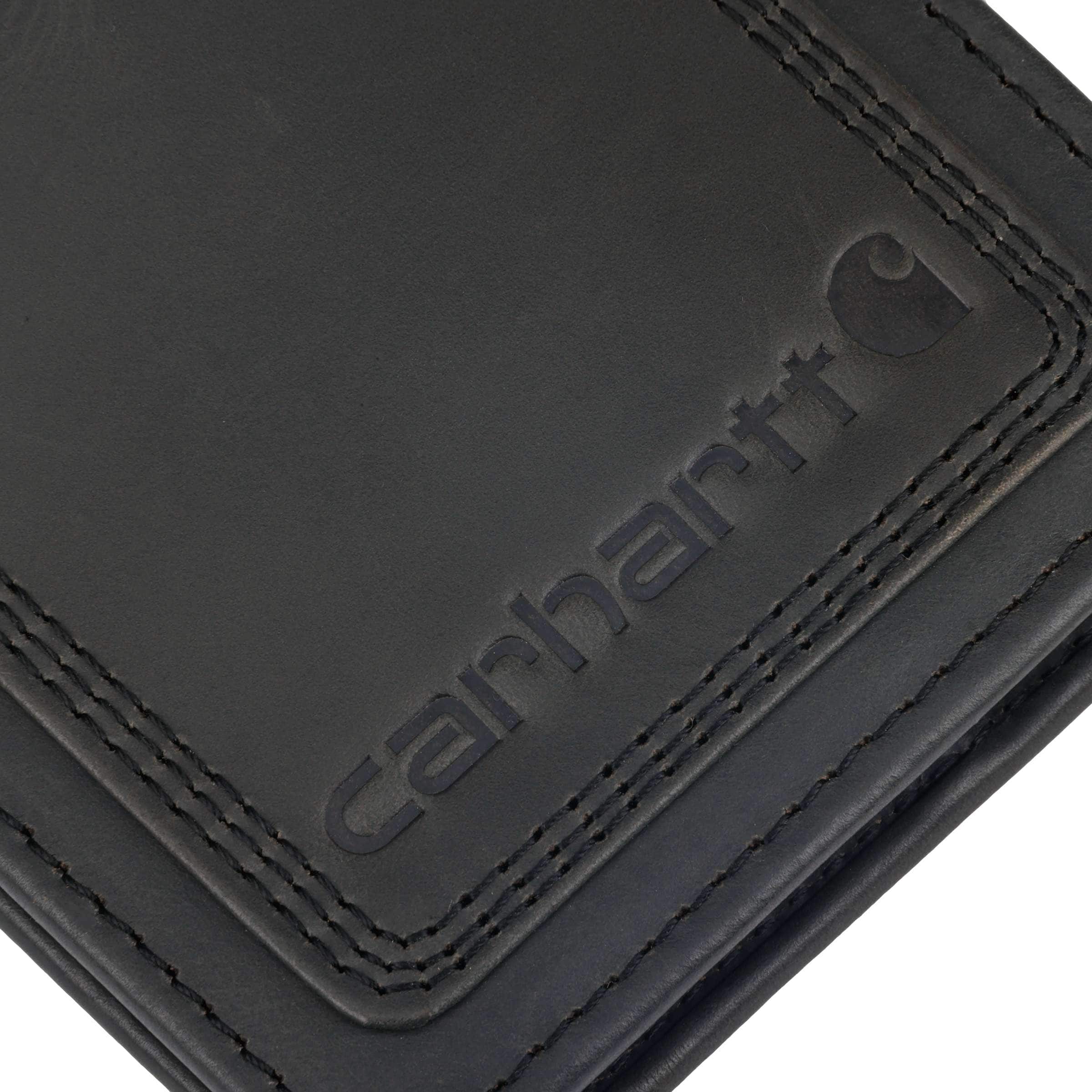 Leather triple-stitched passcase