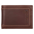 Leather triple-stitched passcase