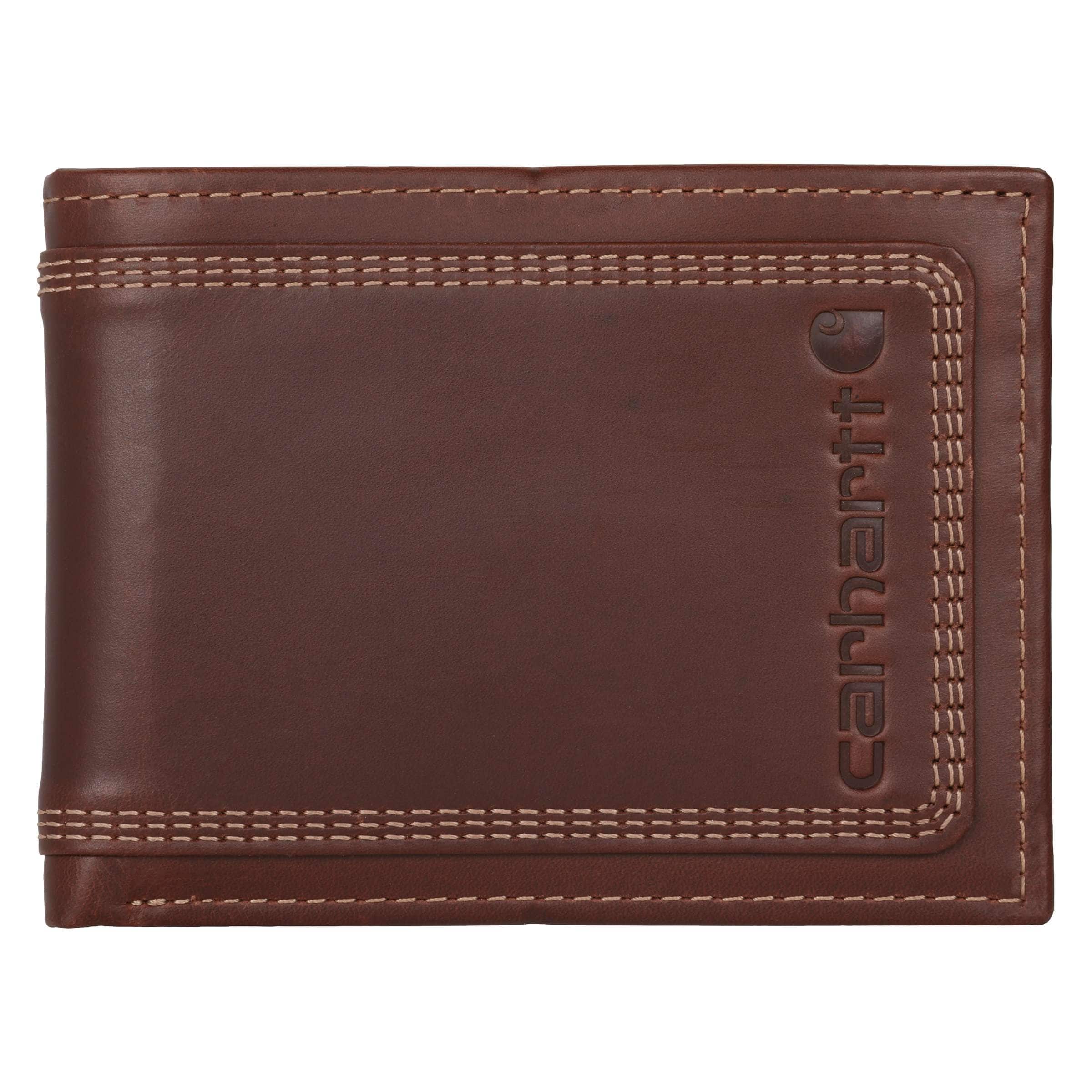 Leather triple-stitched passcase