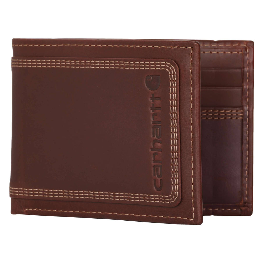 Leather triple-stitched passcase