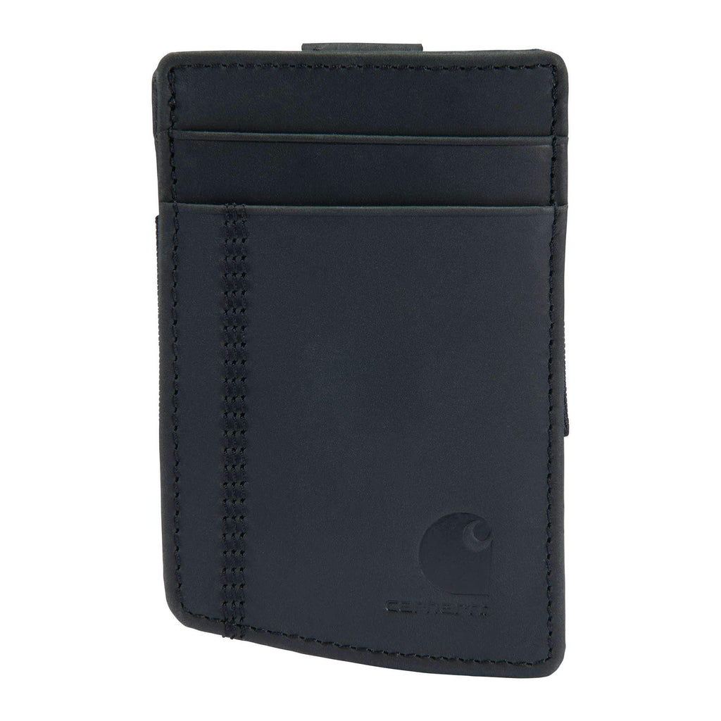Saddle leather front pocket wallet