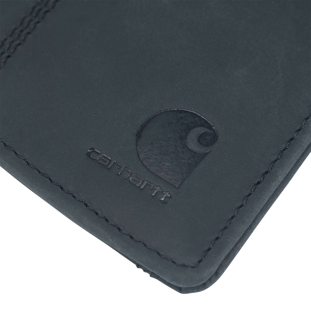 Saddle leather front pocket wallet