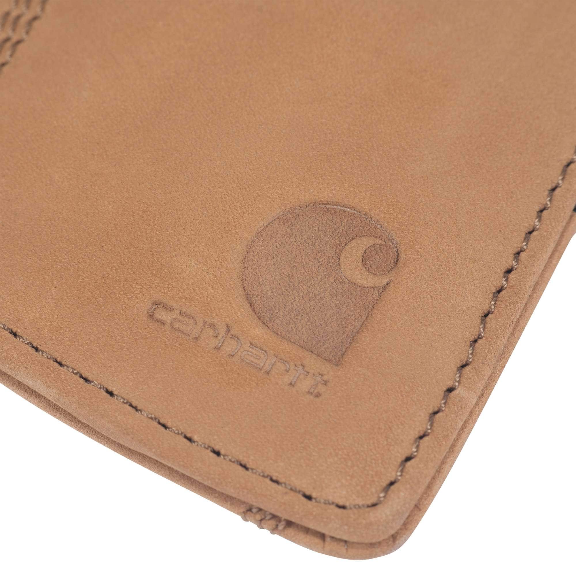 Saddle leather front pocket wallet
