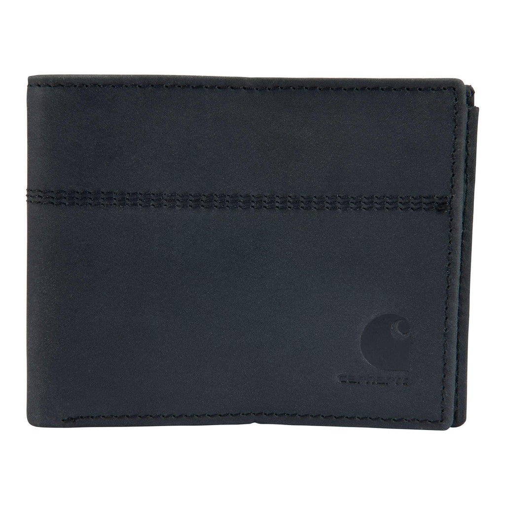 Saddle leather bifold wallet