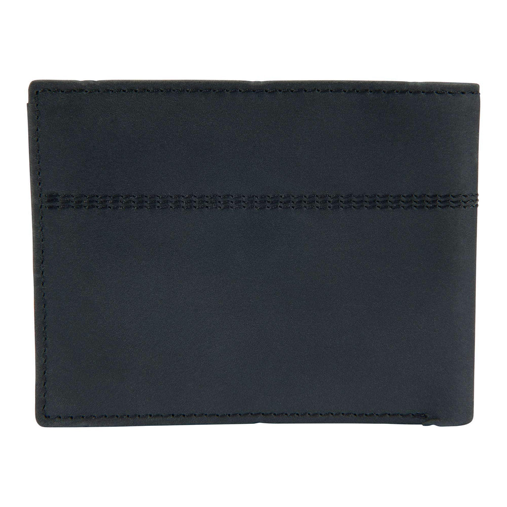 Saddle leather bifold wallet