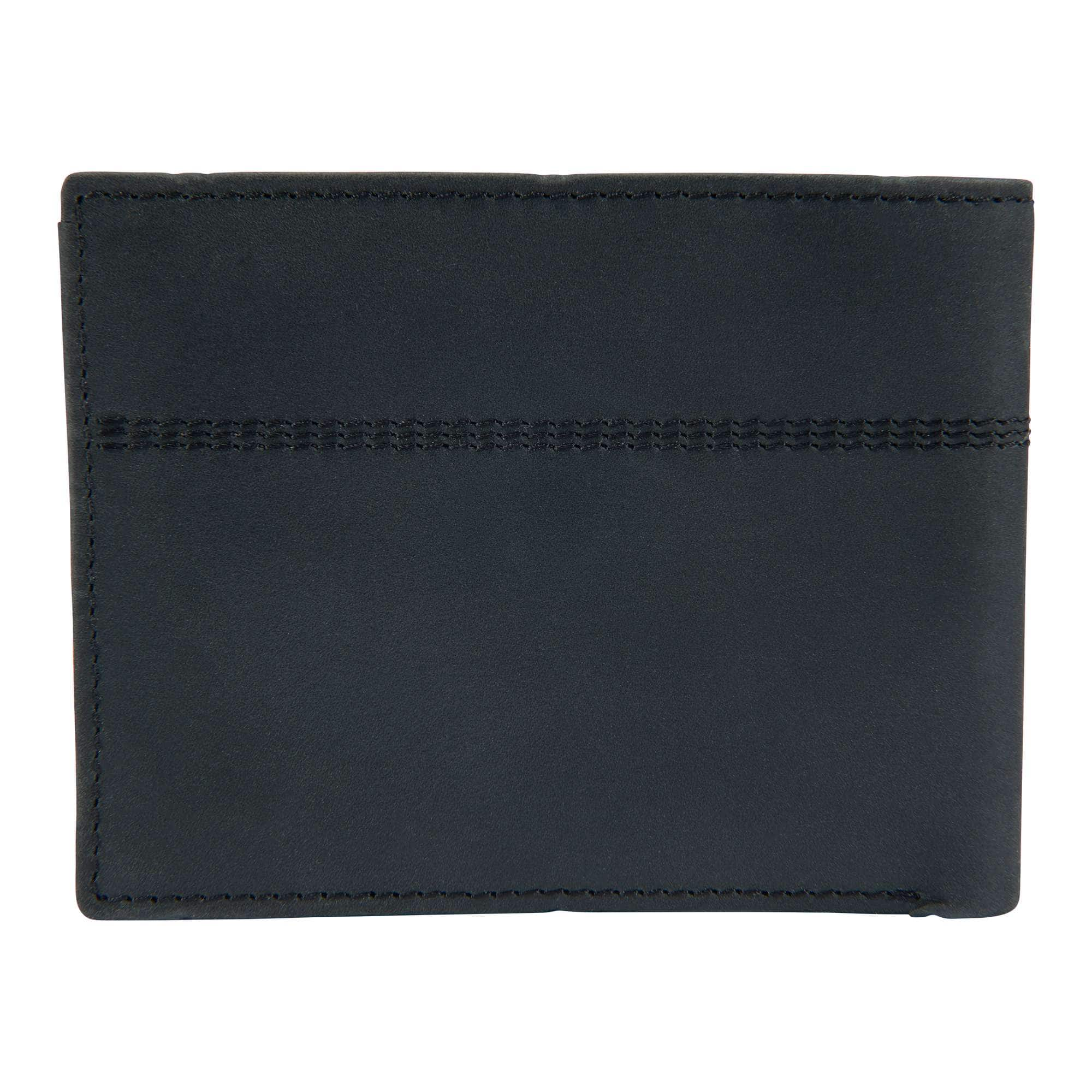 Saddle leather bifold wallet