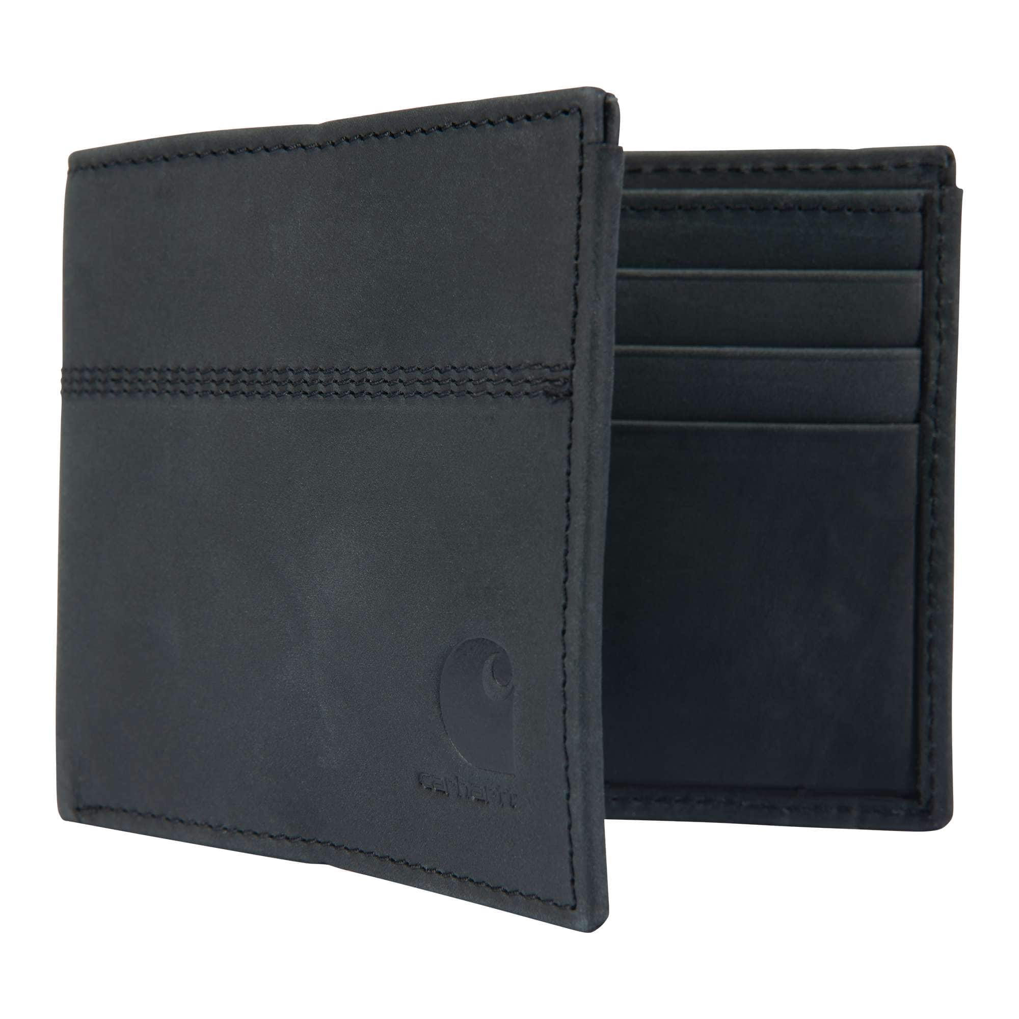 Saddle leather bifold wallet