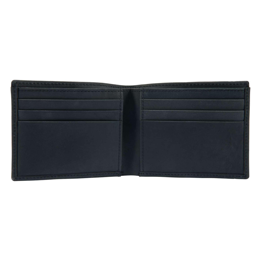 Saddle leather bifold wallet