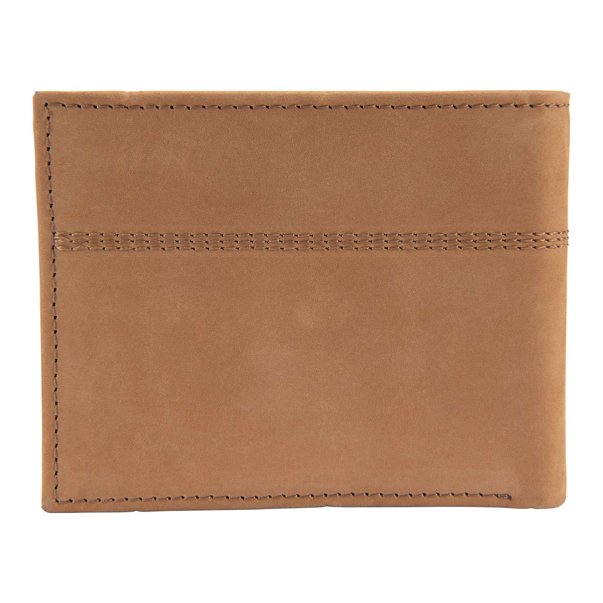 Saddle leather bifold wallet