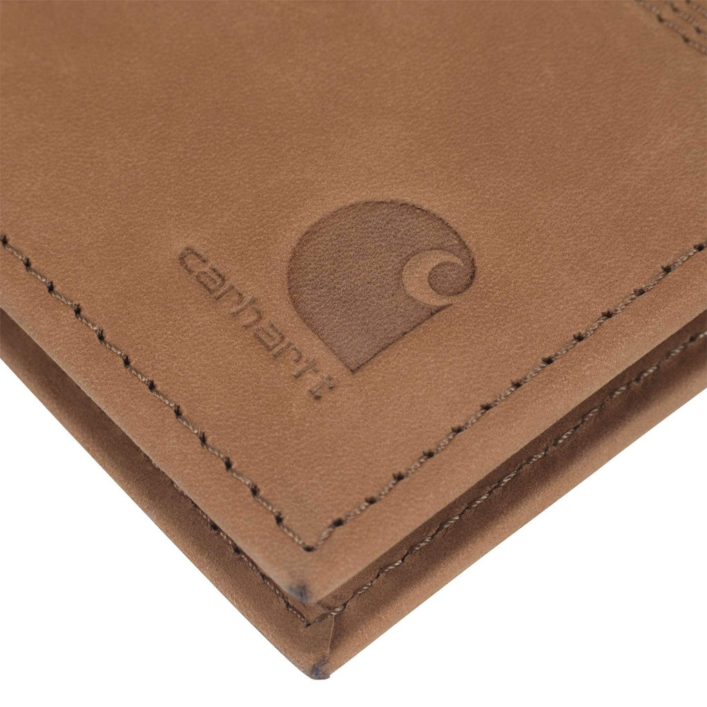 Saddle leather bifold wallet