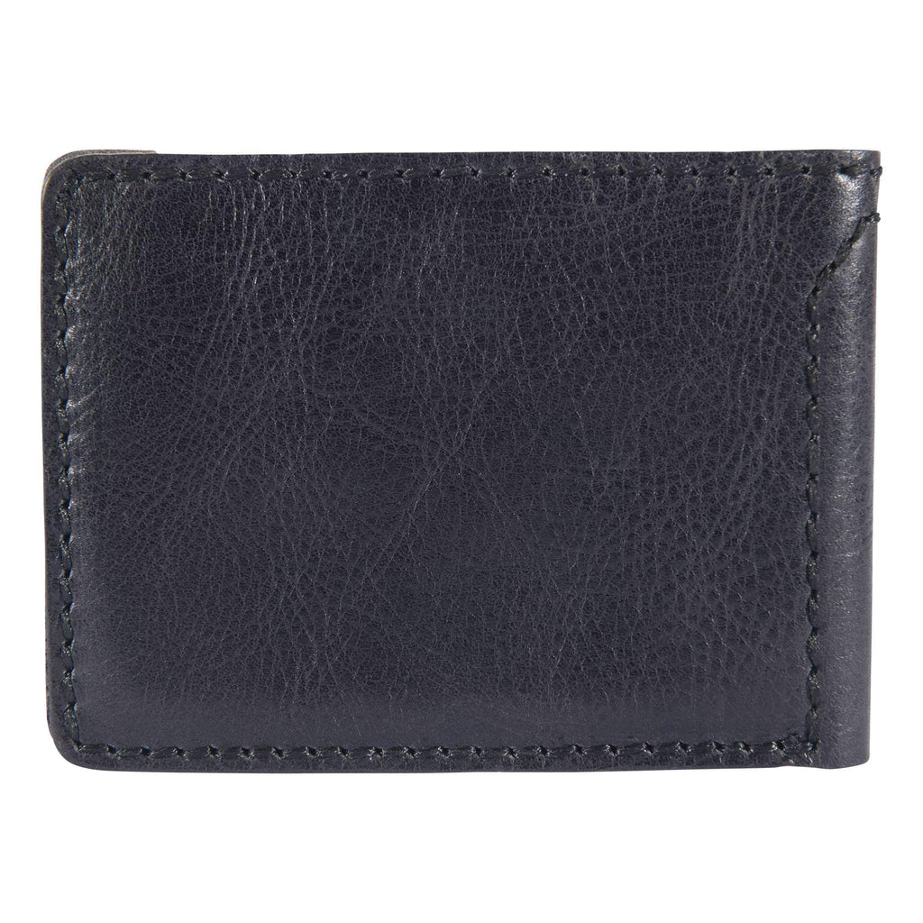 Patina leather bifold wallet