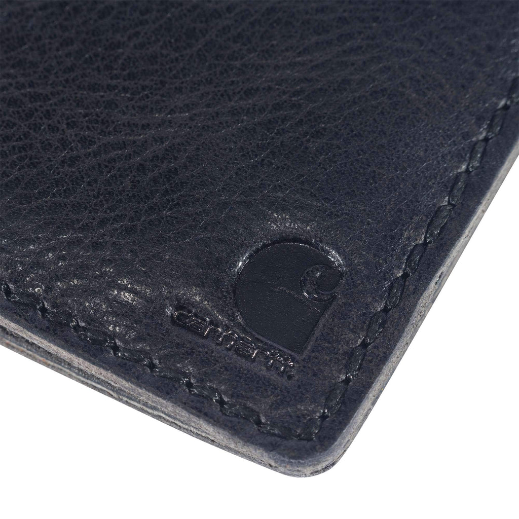Patina leather bifold wallet
