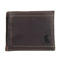 Pebble leather passcase wallet