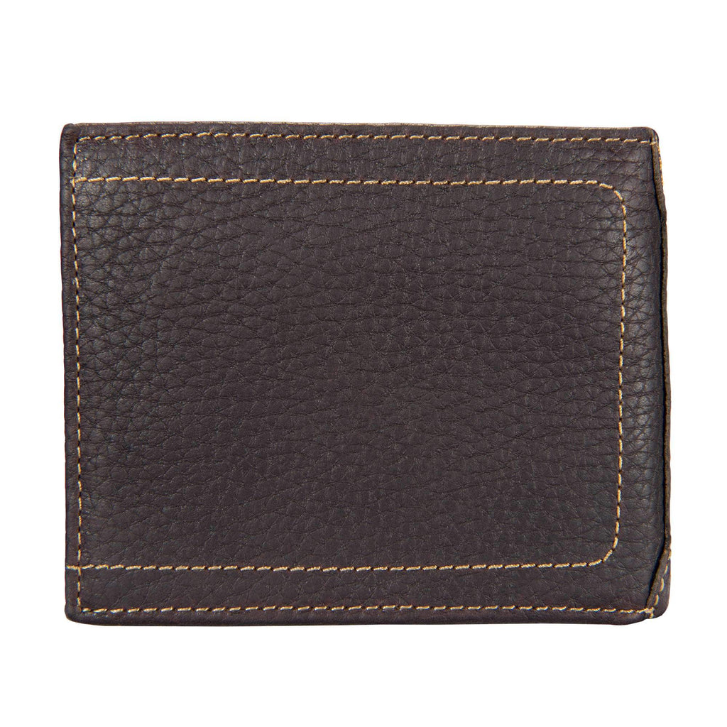 Pebble leather passcase wallet