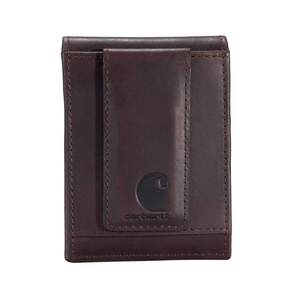 Oil tan leather front pocket wallet