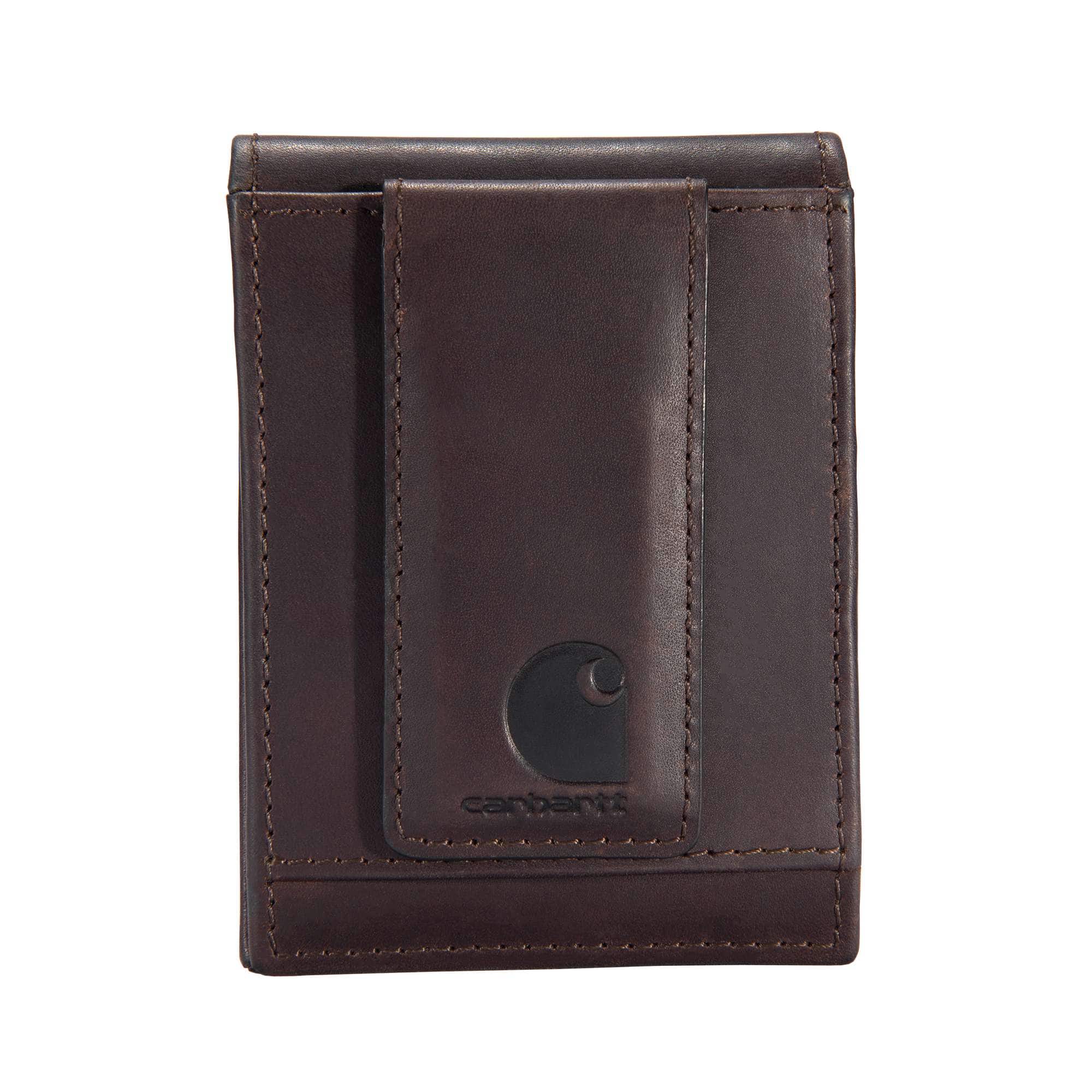 Oil tan leather front pocket wallet