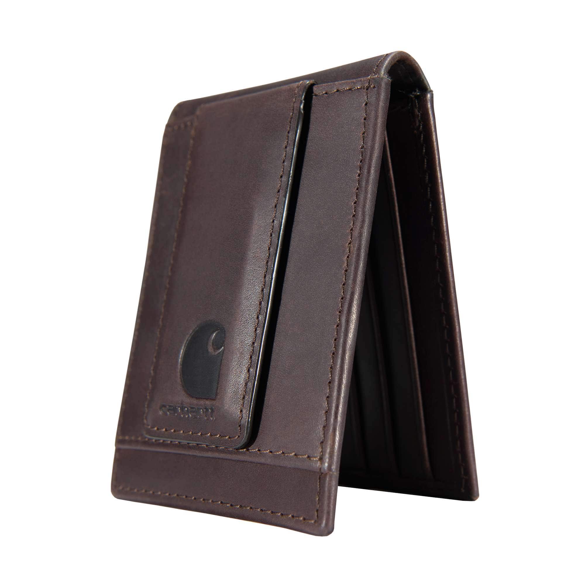 Oil tan leather front pocket wallet