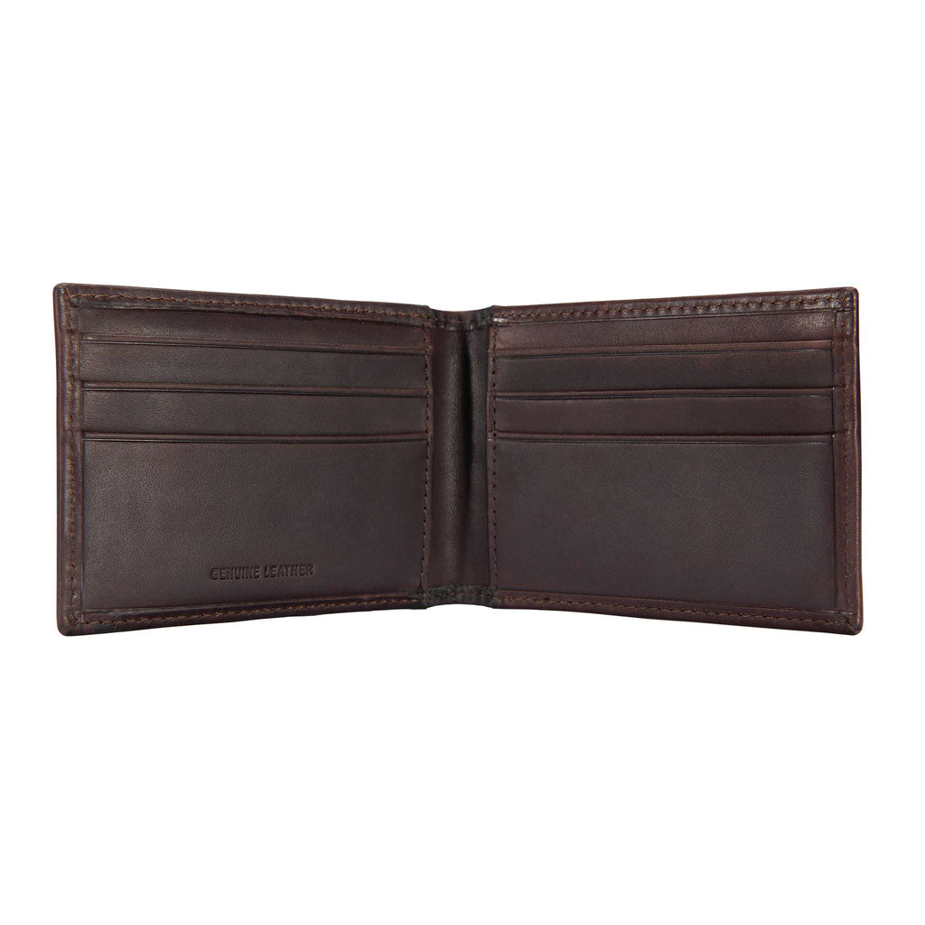 Oil tan leather front pocket wallet