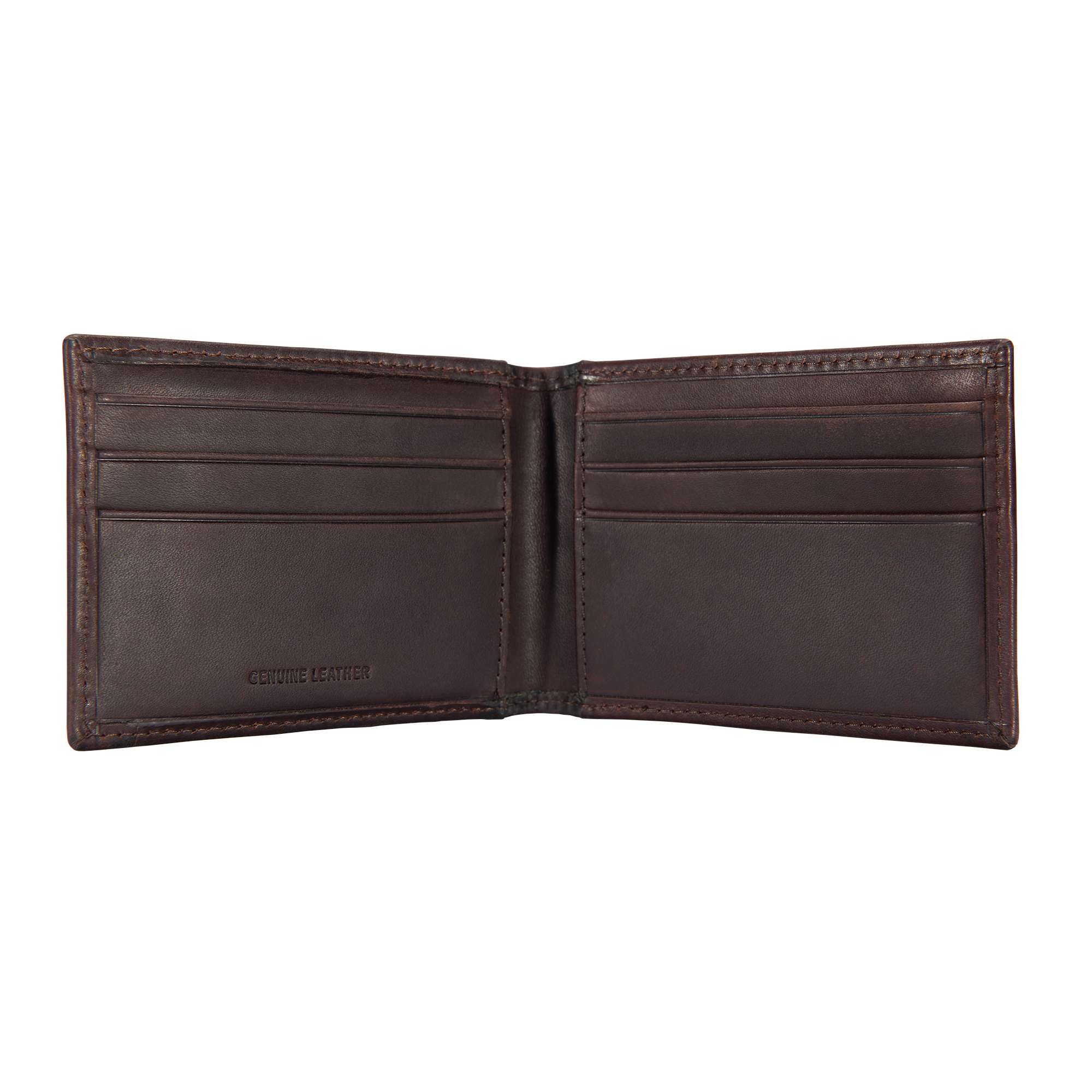 Oil tan leather front pocket wallet