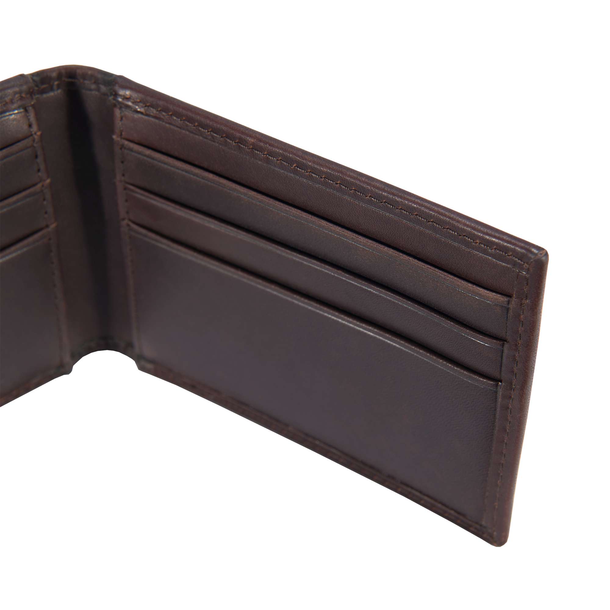Oil tan leather front pocket wallet