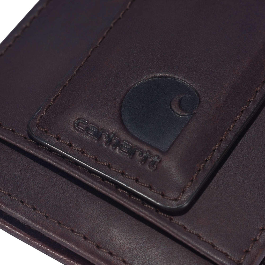 Oil tan leather front pocket wallet