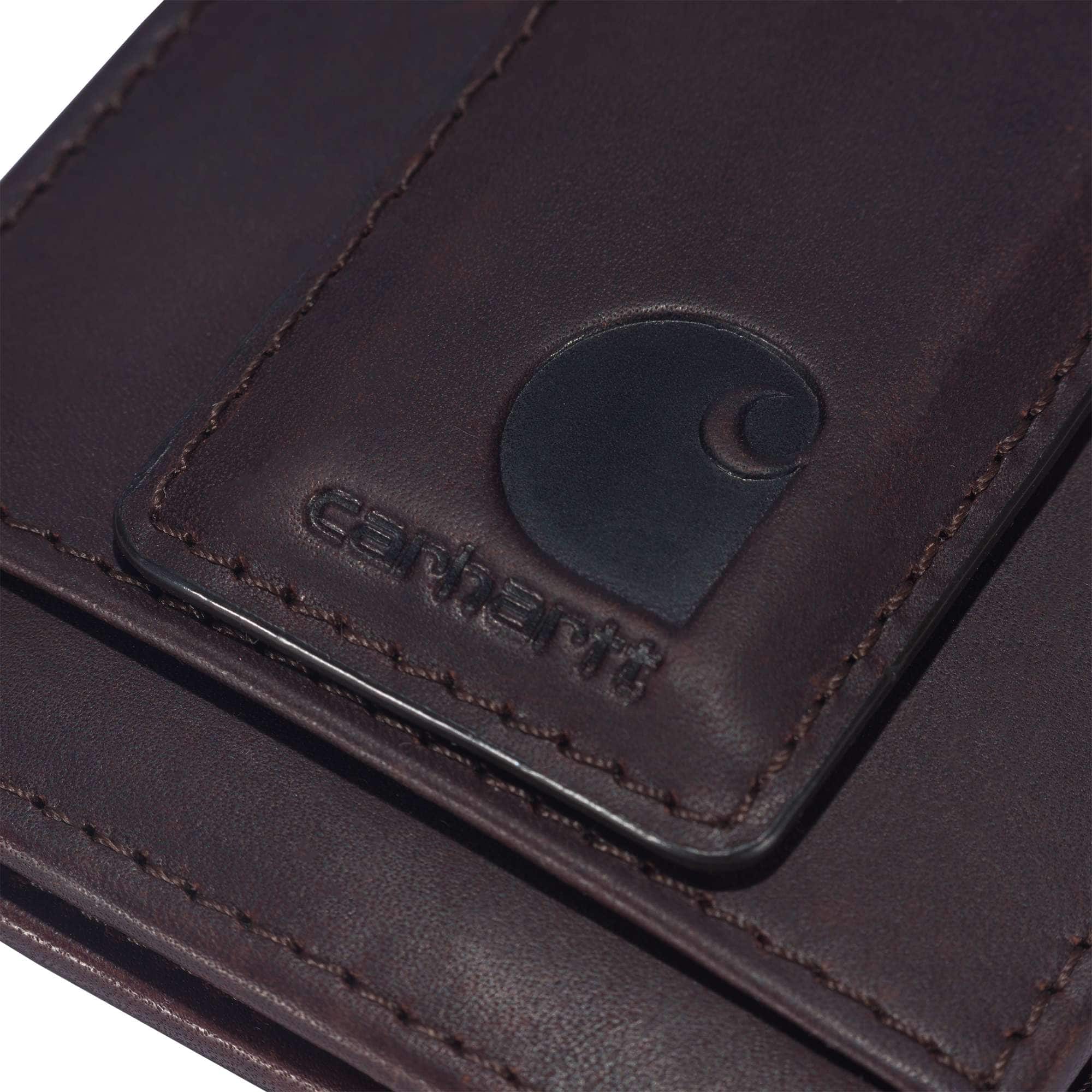 Oil tan leather front pocket wallet