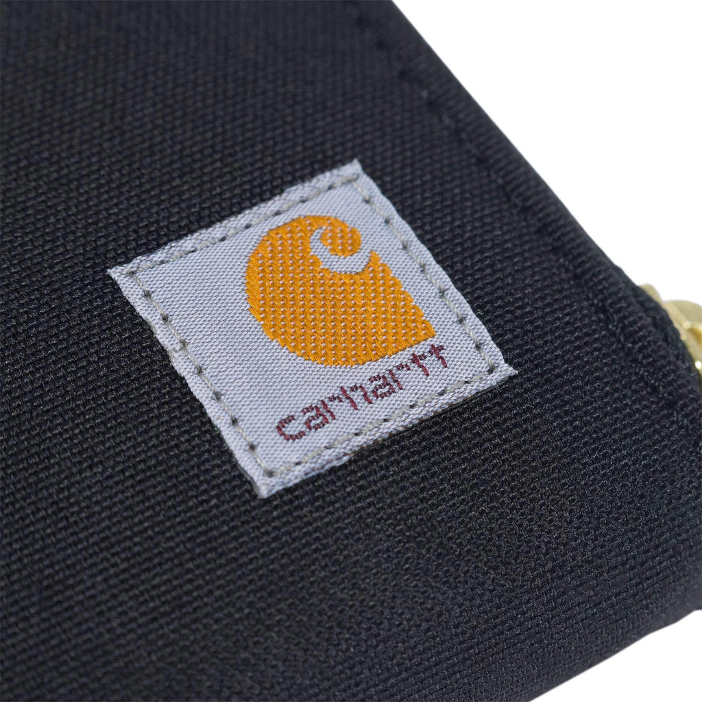 Nylon duck lay-flat clutch wallet