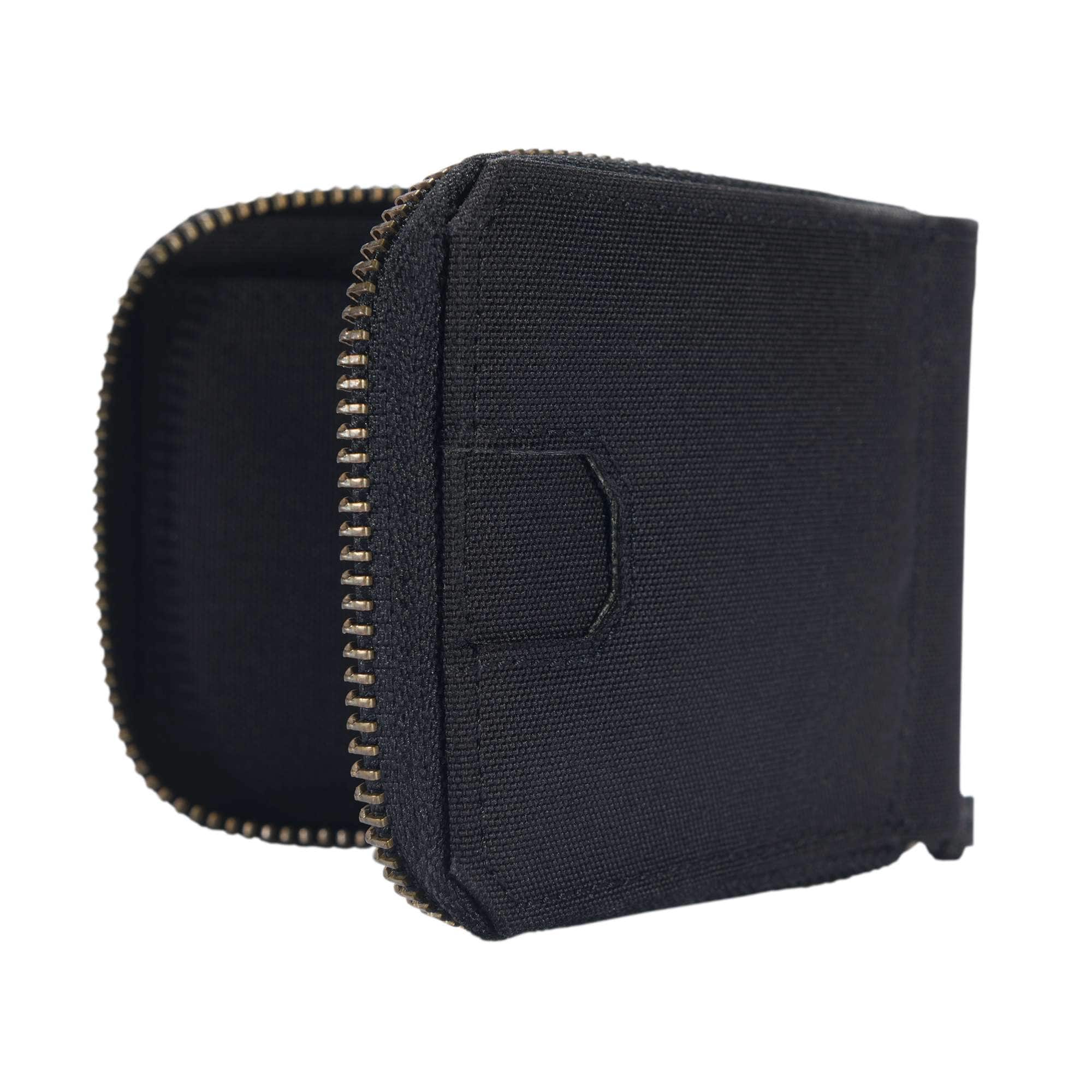 Nylon duck zipper wallet