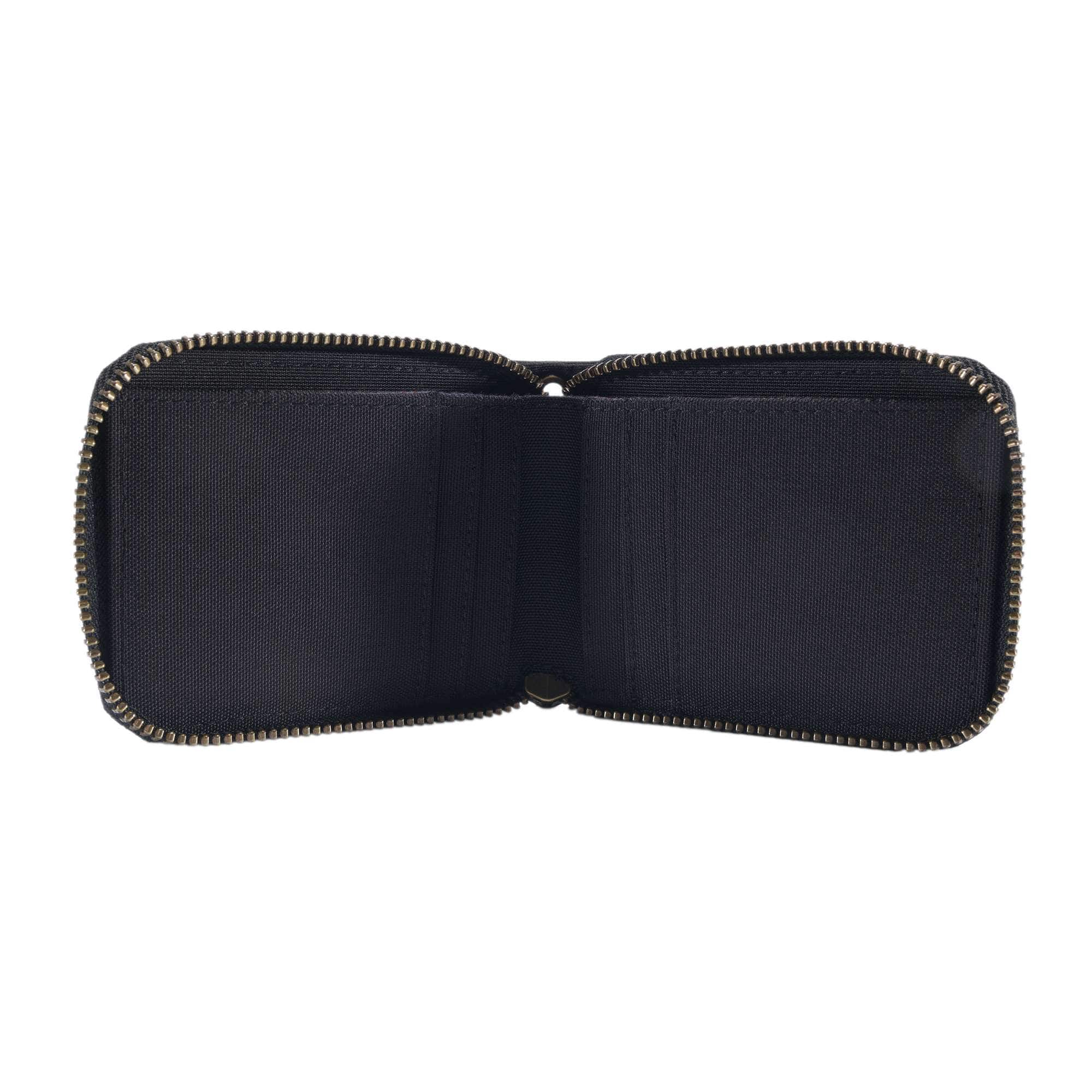 Nylon duck zipper wallet
