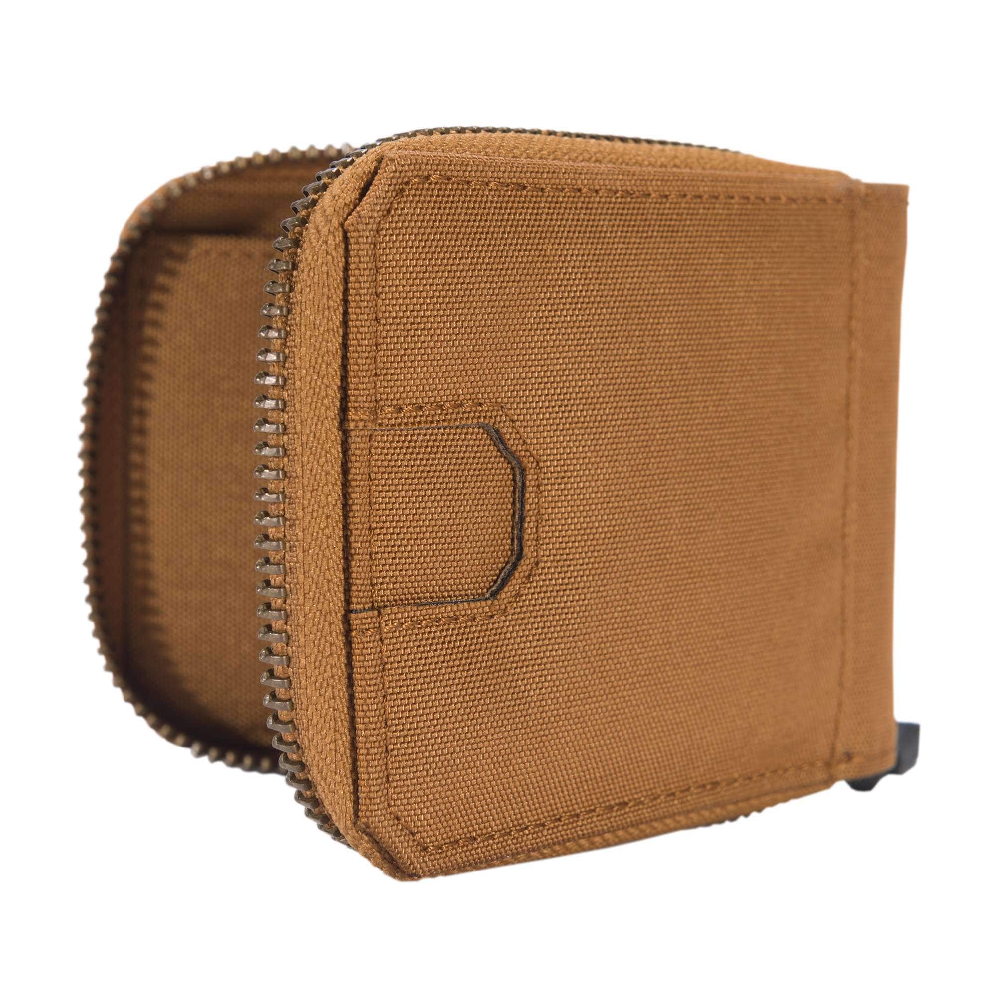 Nylon duck zipper wallet