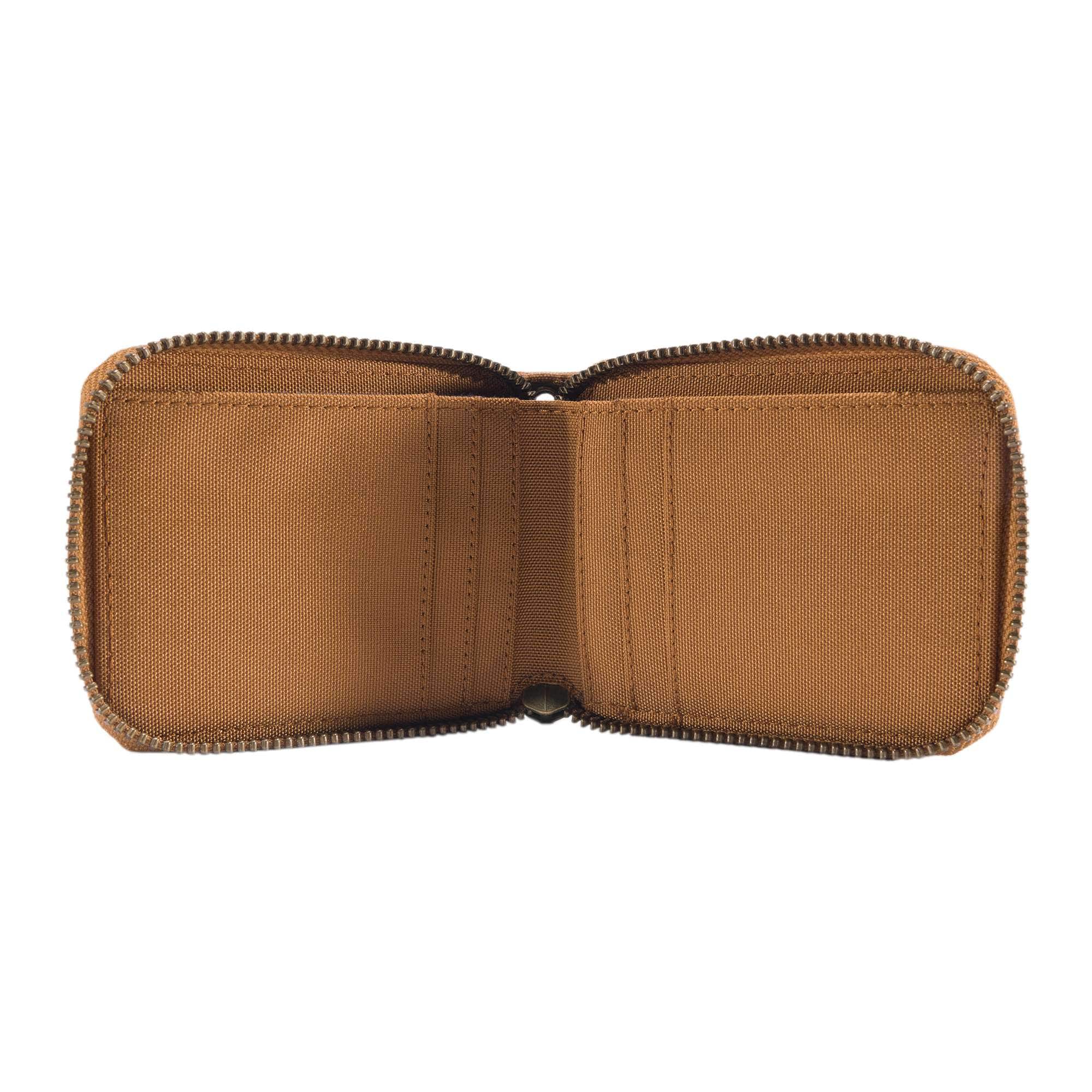 Nylon duck zipper wallet