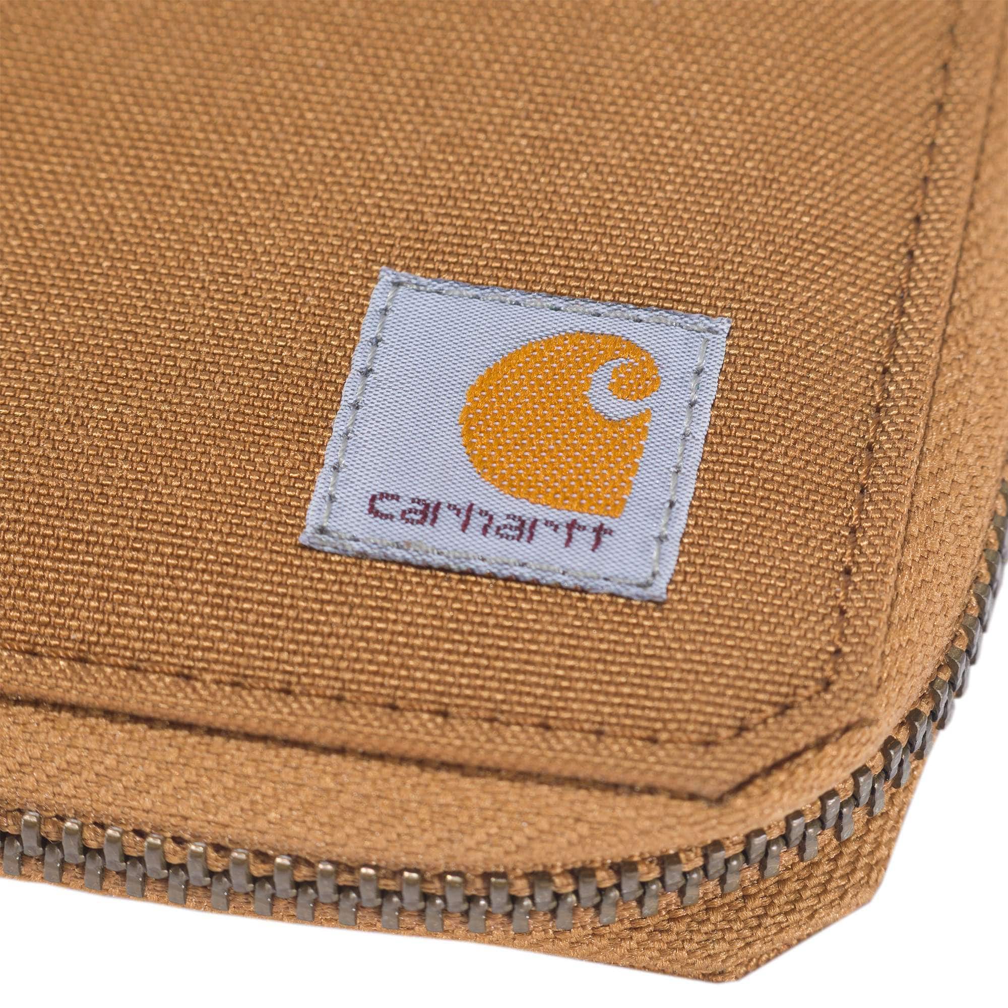 Nylon duck zipper wallet