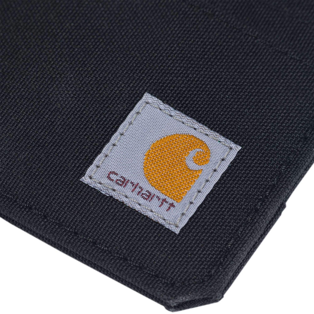 Nylon duck zippered card keeper wallet