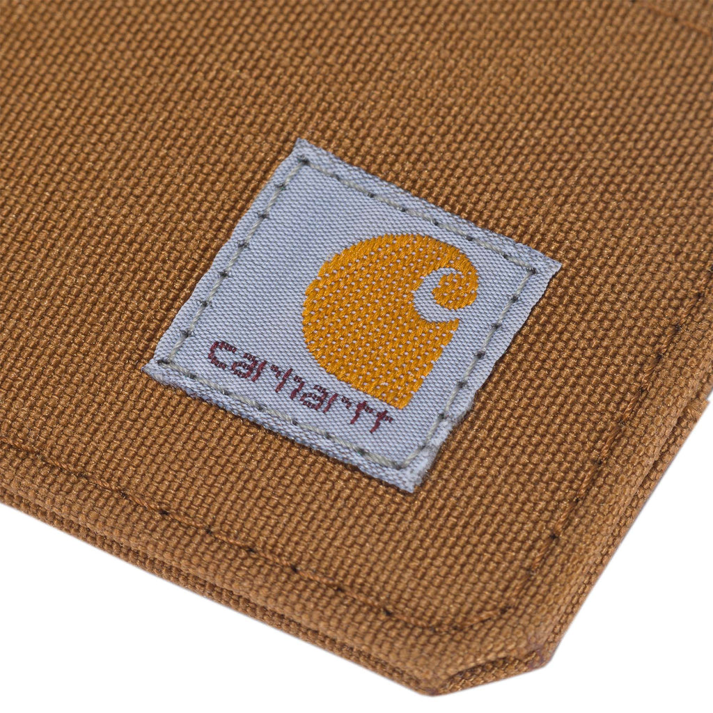 Nylon duck zippered card keeper wallet