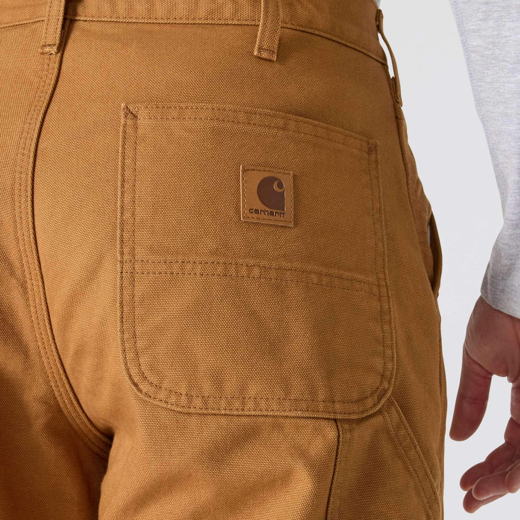 Carhartt b111 men's loose straight washed duck lined work pants
