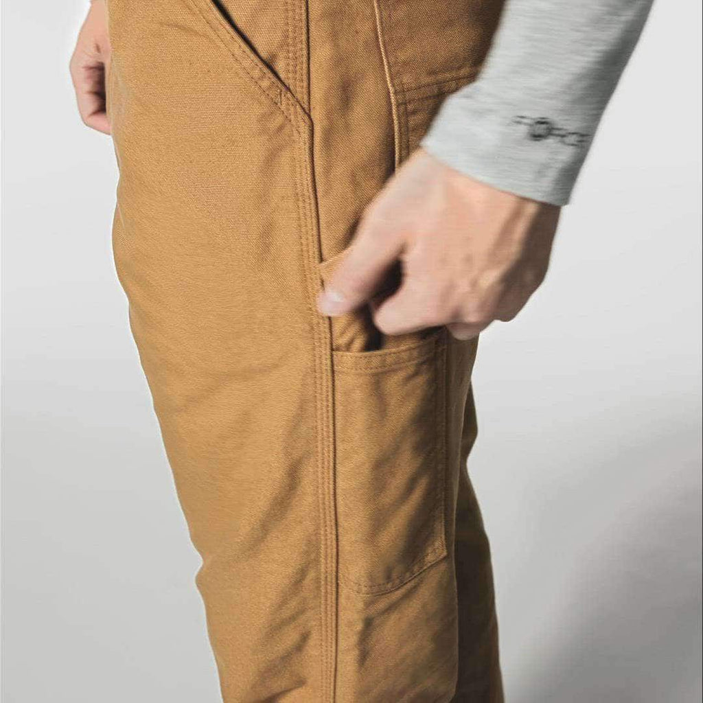 Carhartt b111 men's loose straight washed duck lined work pants