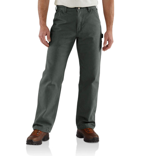 Carhartt b111 men's loose straight washed duck lined work pants