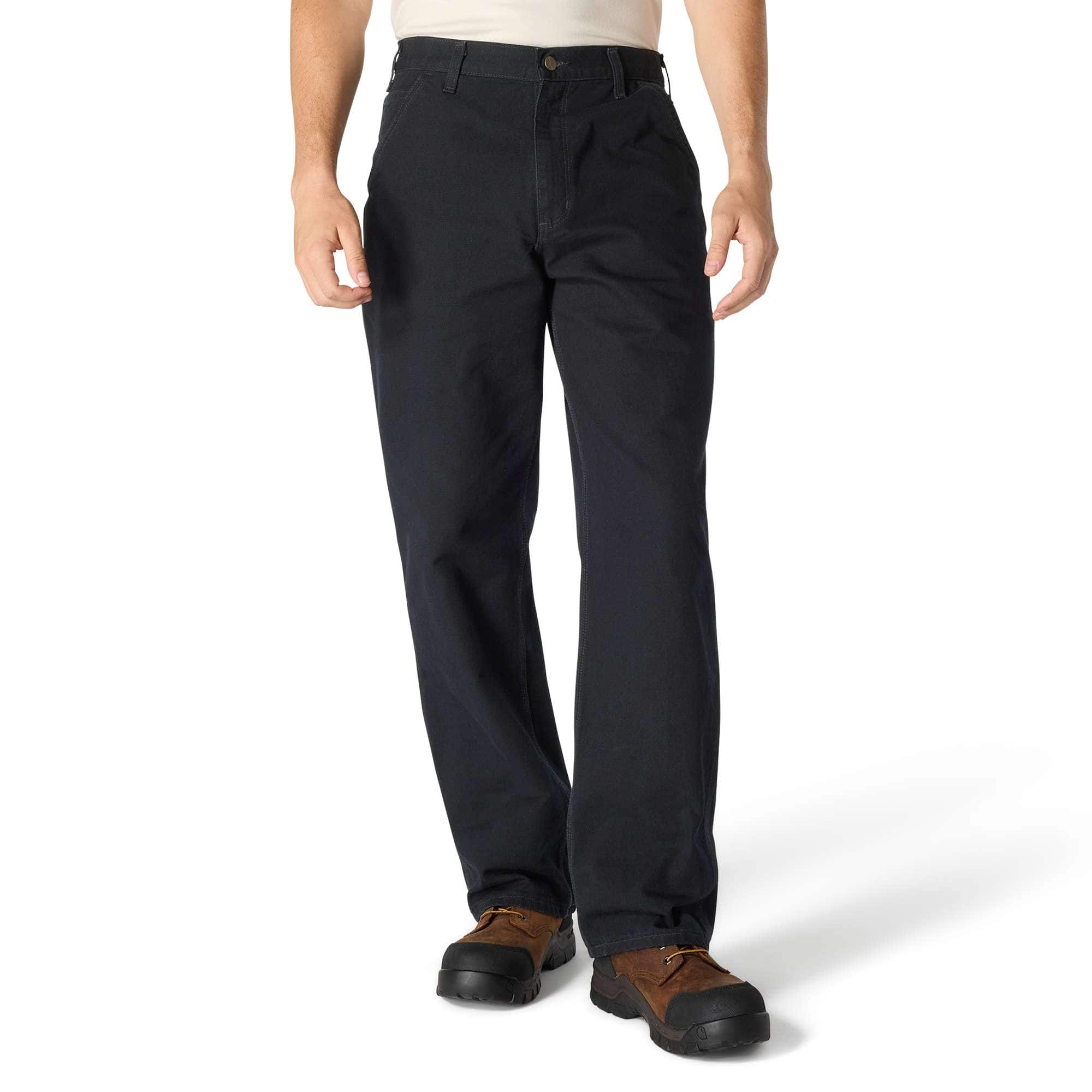 Carhartt b11 men's loose straight washed duck work pants
