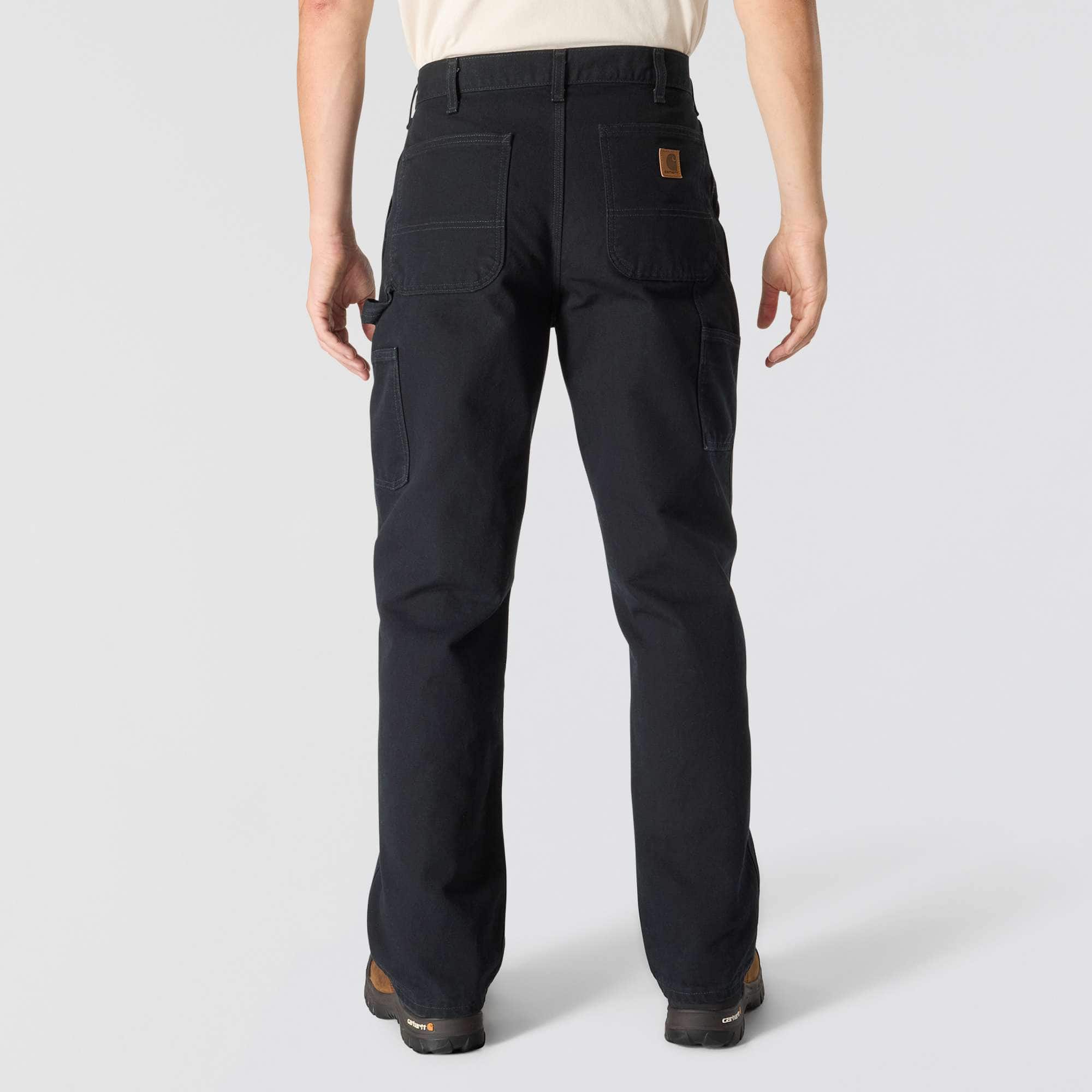 Carhartt b11 men's loose straight washed duck work pants